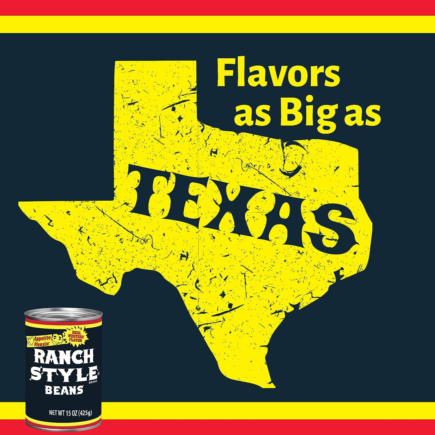 Ranch Style Haricots Pinto à La Mode Ranch - Lot De 12 Boîtes De 15 Oz (11.3 Lbs)