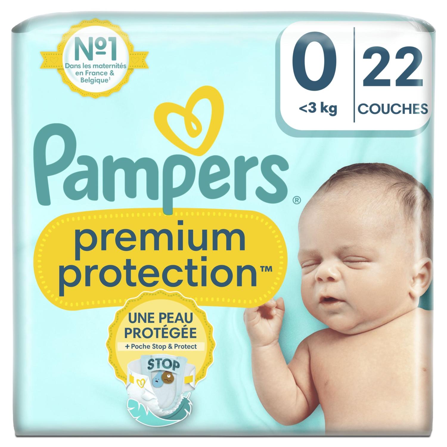 Pampers Premium Protection Size Diapers (22 Pack) Double Skin