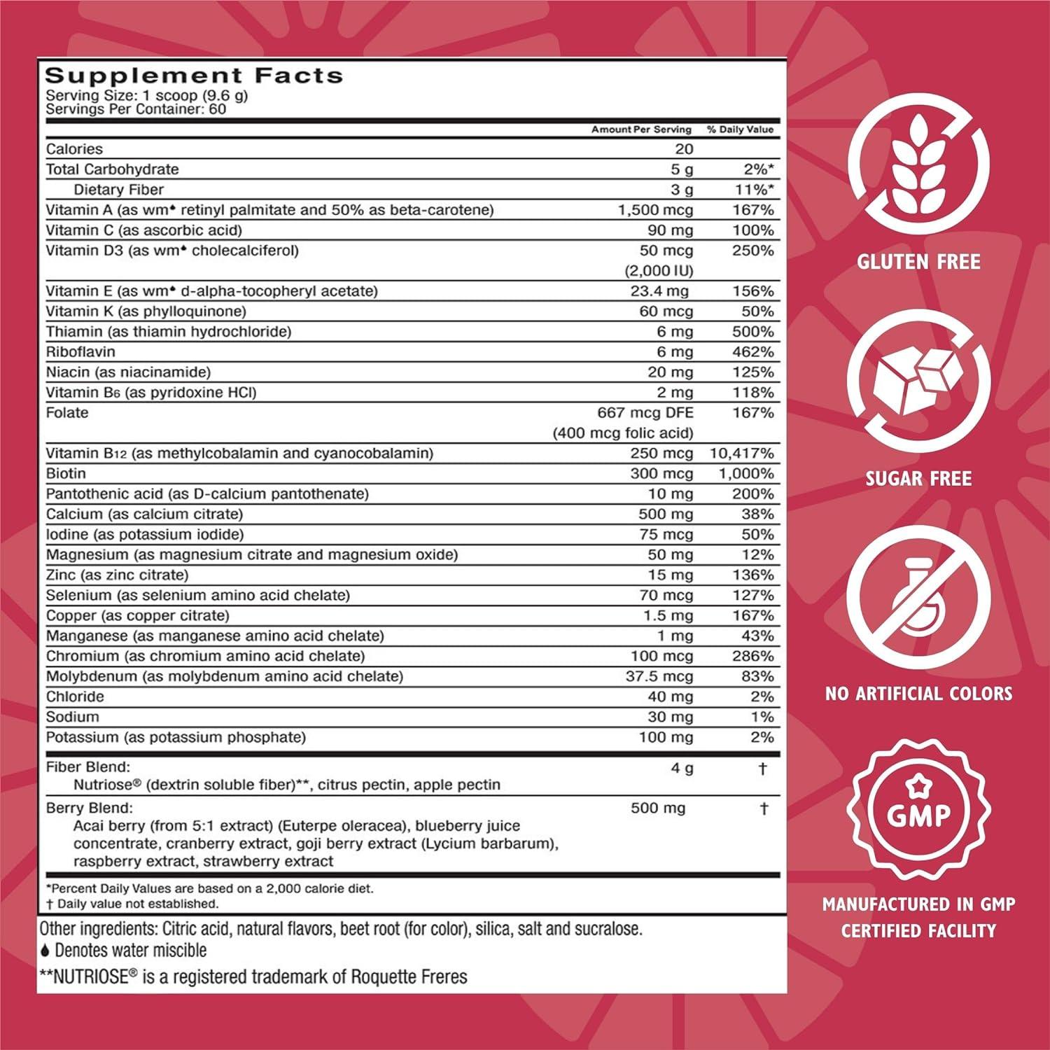 Celebrate Vitamins 3in1 Bariatric Multivitamin with Calcium Citrate Drink Mix 500mg Calcium