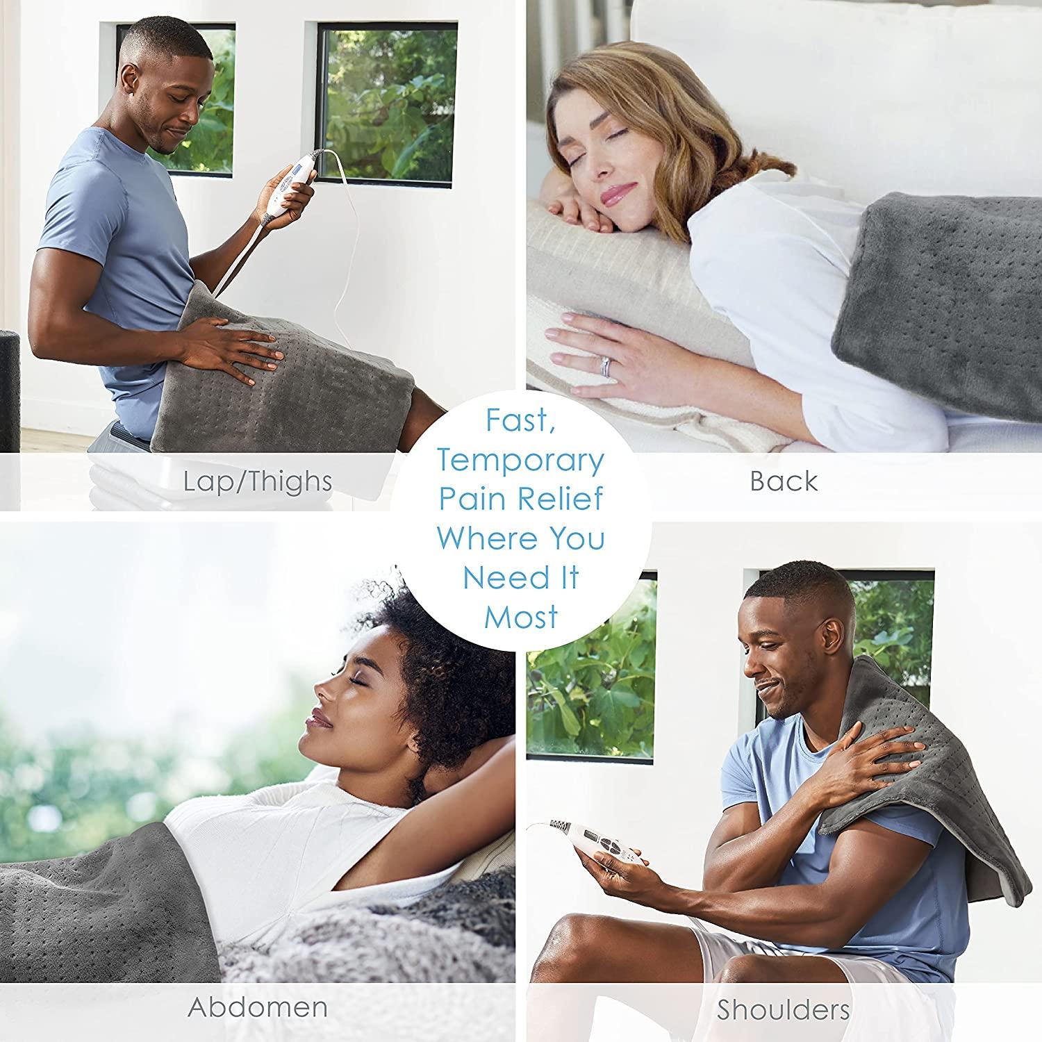 Pure Enrichment PureRelief XXL (20" x 24") Electric Heating Pad for