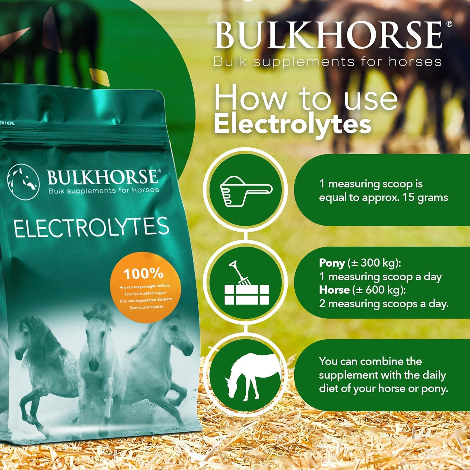 BulkHorse Electrolytes PREMIUM QUALITY for WARM WEATHER and intensive