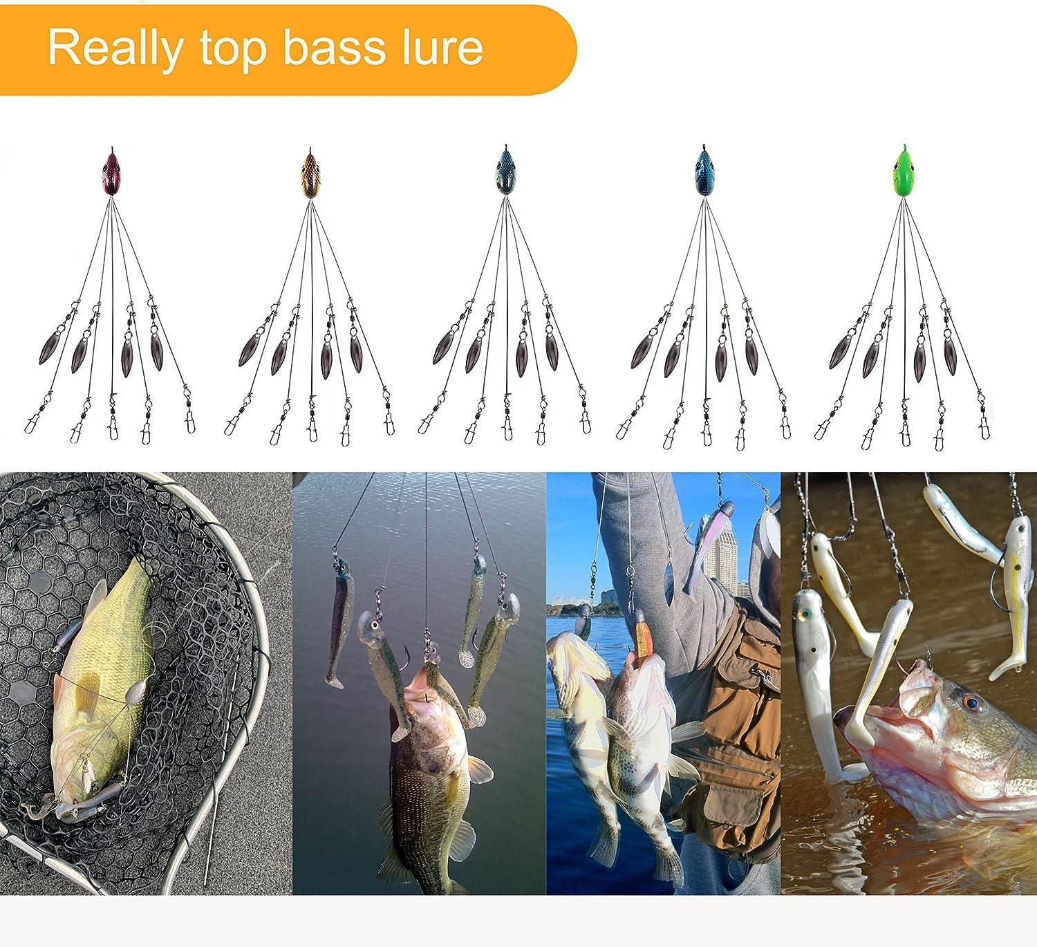 5 Arms Alabama Umbrella Rigs Fishing Rigs Lure for Fishing Bass... 5 Arms Alabama Umbrella Rigs Fishing Rigs Lure for Fishing Bass...