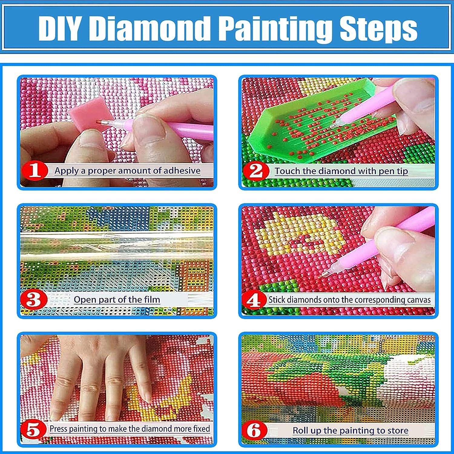 Inspirational Diamond Painting Kits for Adults - 5D Diamond Art Kits for Adults Kids Beginner, DIY Full Drill Diamond Dots Paintings with Diamonds Pic