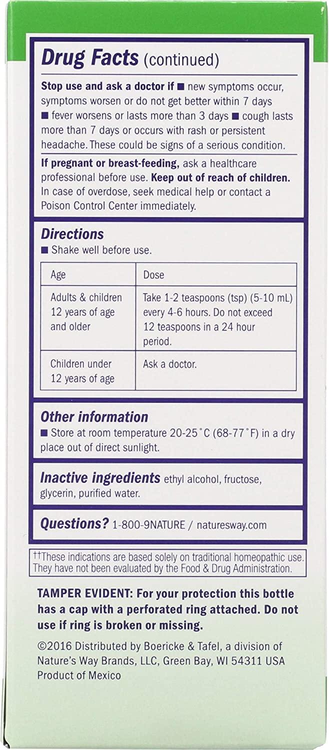 B&T Cough & Bronchial Syrup Zinc Formula, 4 fl. oz.