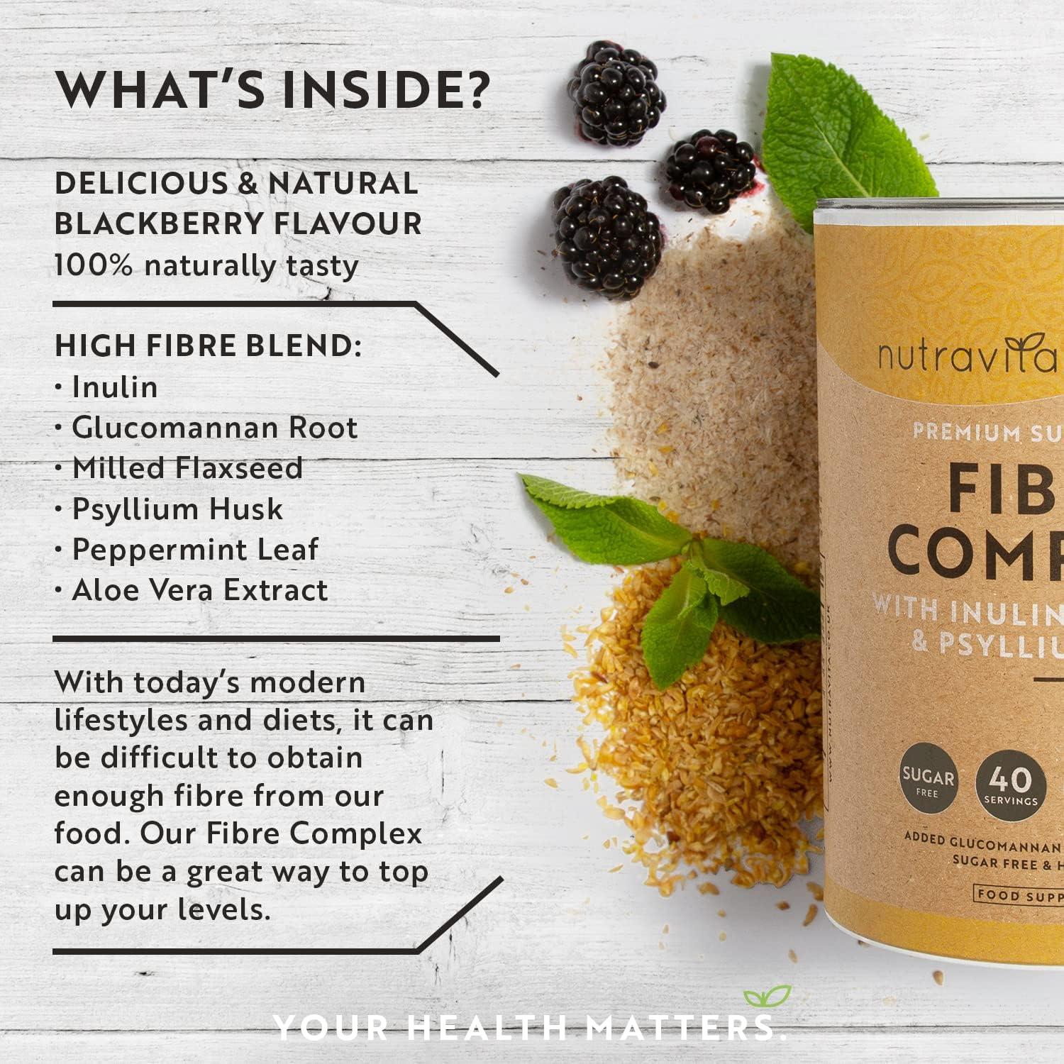 Fibre Complex Powder BlackBerry Flavour Premium Vegan Fibre