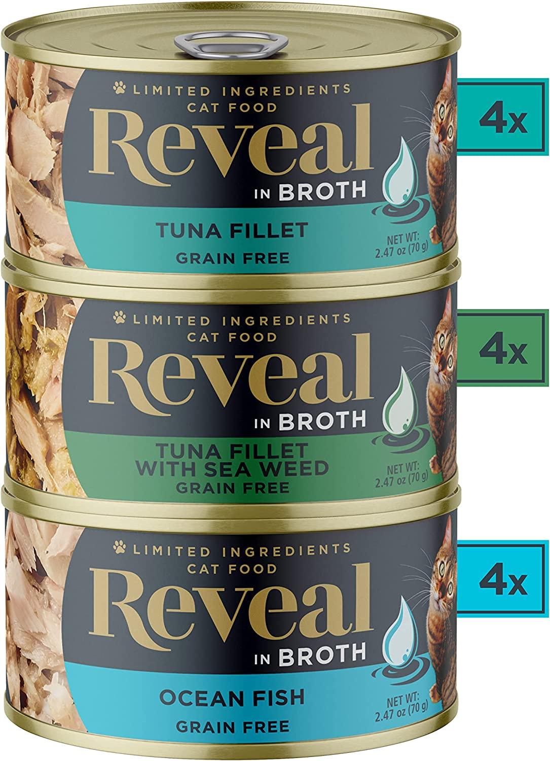 Reveal Natural Wet Cat Food 12 Pack Limited Ingredient Grain Free