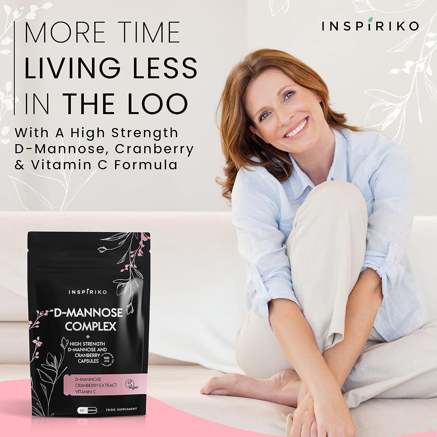 DMannose 1000Mg Tablets Complex 3in1 Preventative Formula with High