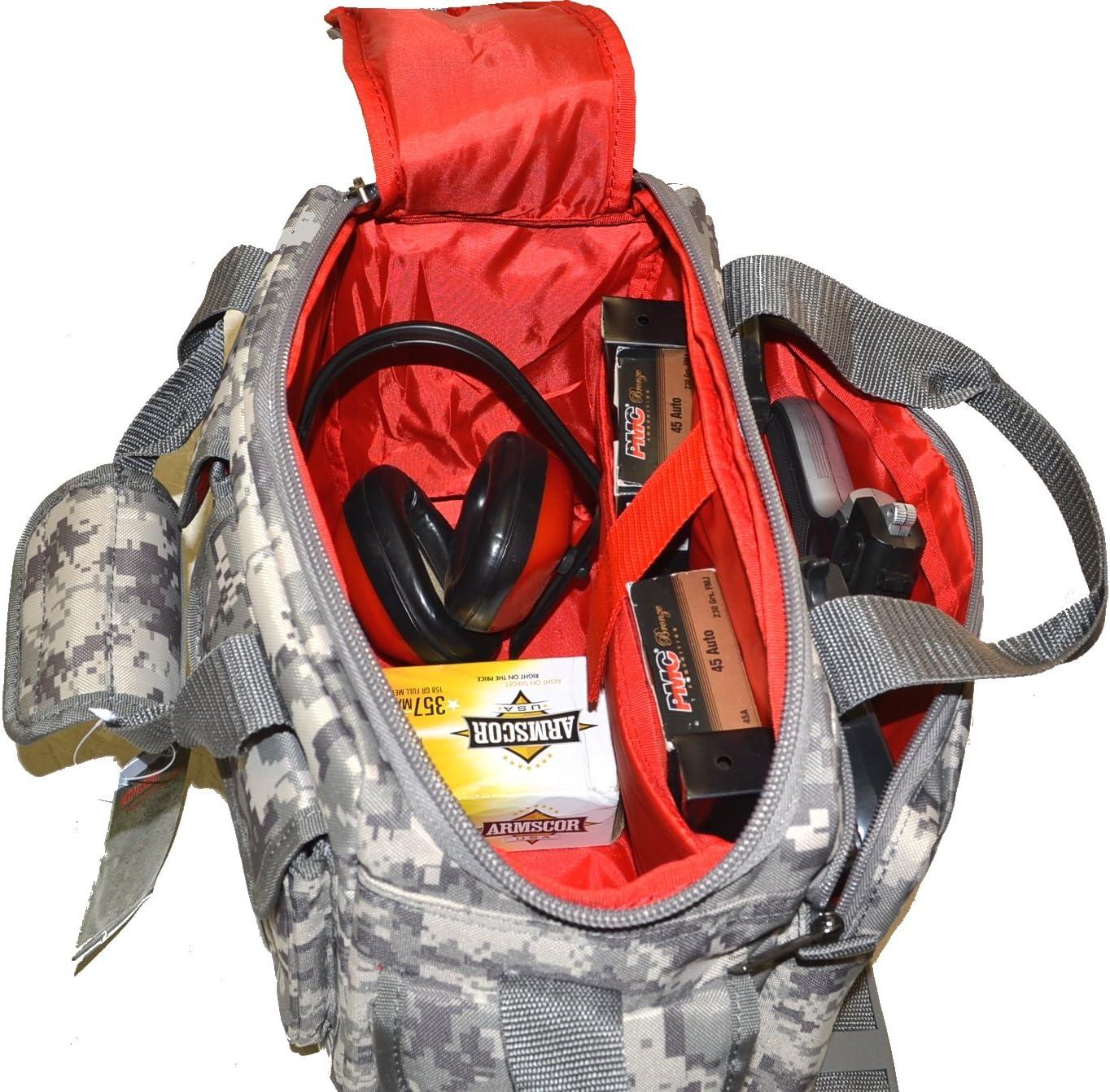 HARDSTONE Tactical 5 Pistol Range Go Bag with Adjustable Shoulder