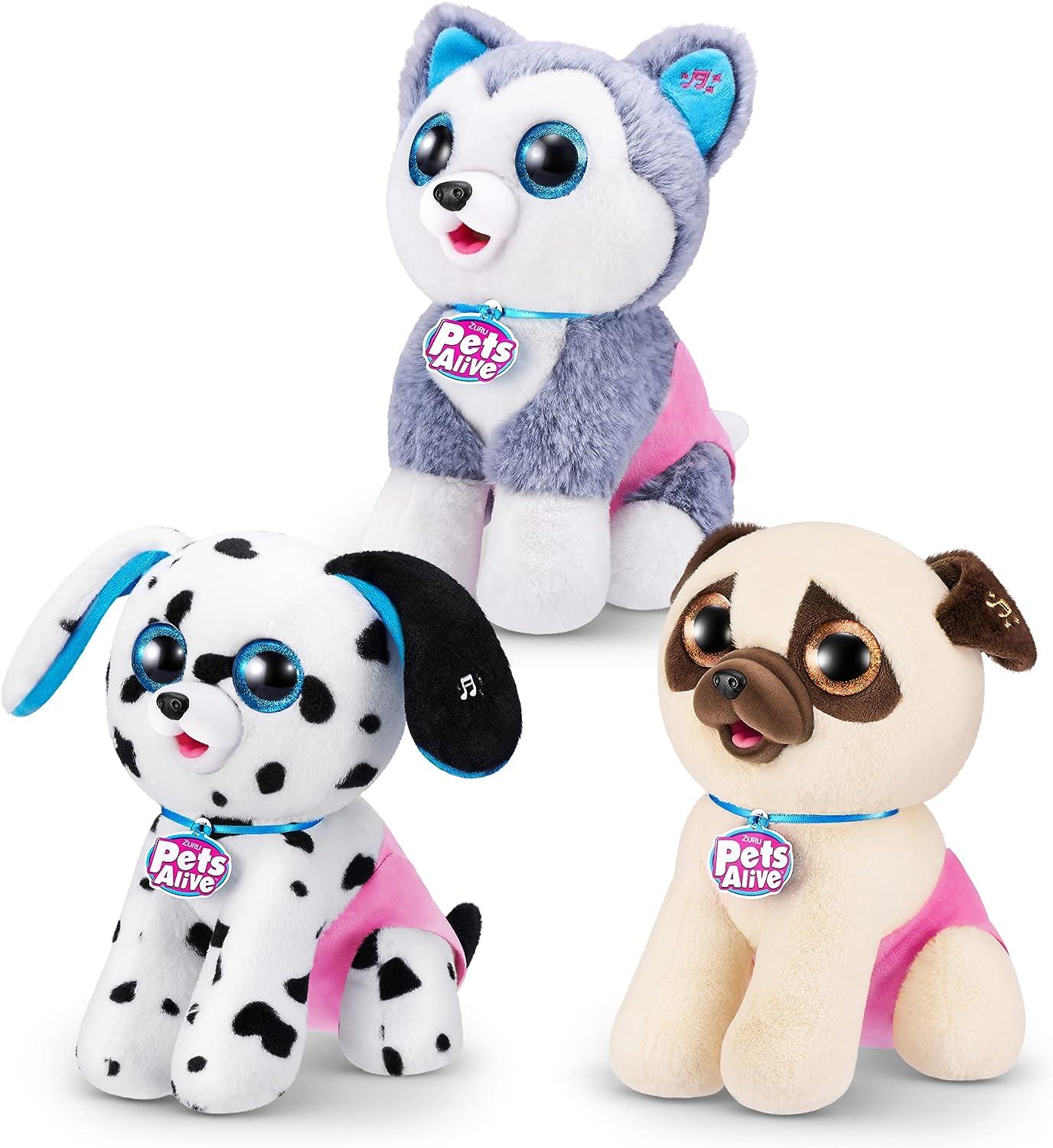 Pets Alive Pooping Puppies by ZURU Dalmatian Interactive Electronic Pet ...