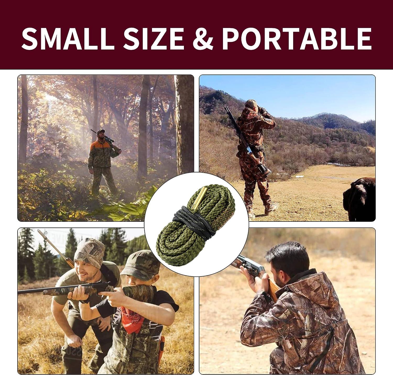 SABPACK Gun Snakes Cleaner Brass Rifle bore Snake Brushes for Pistol