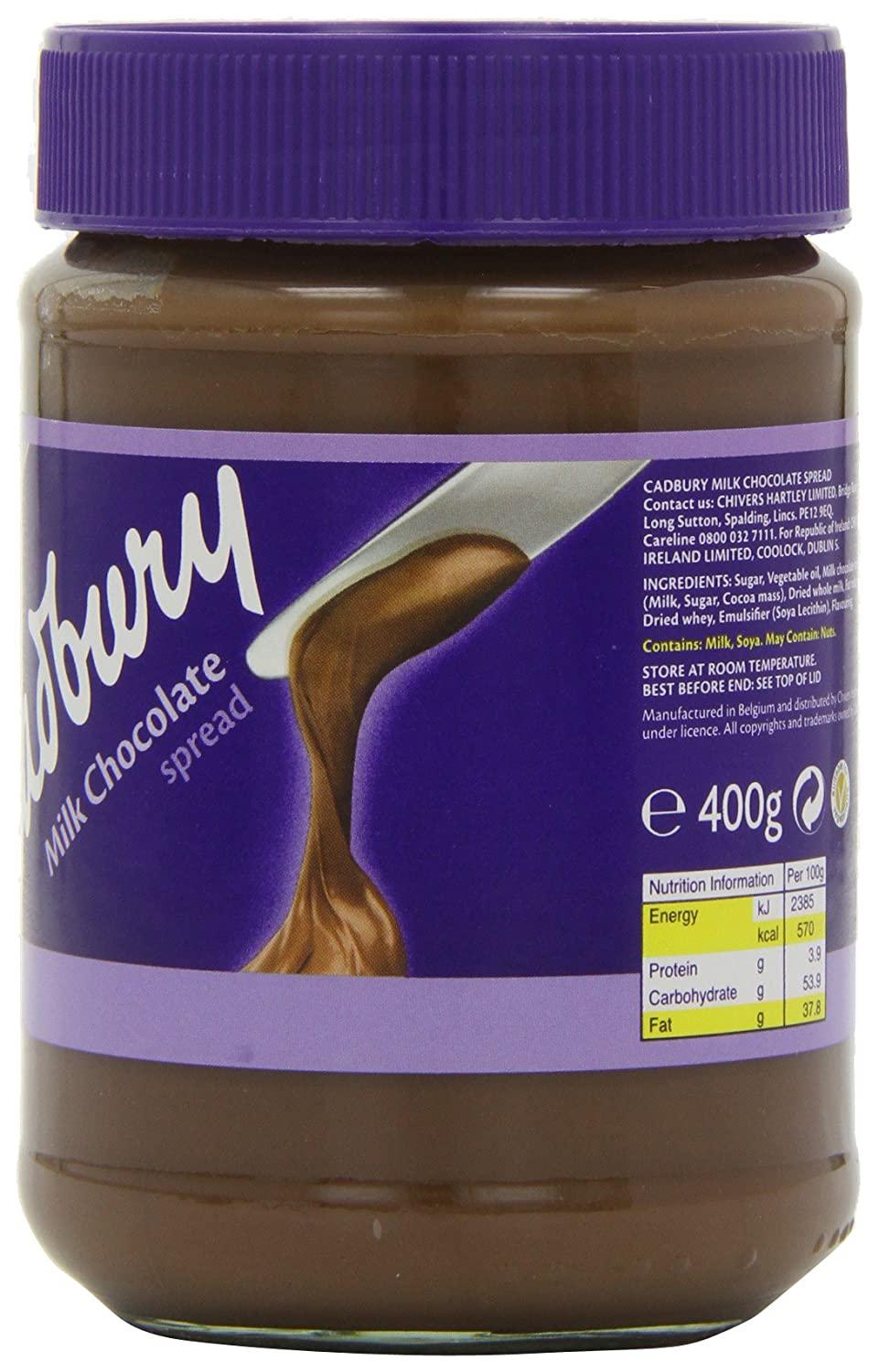 Cadbury Milk Chocolate Spread 400g Case of 6