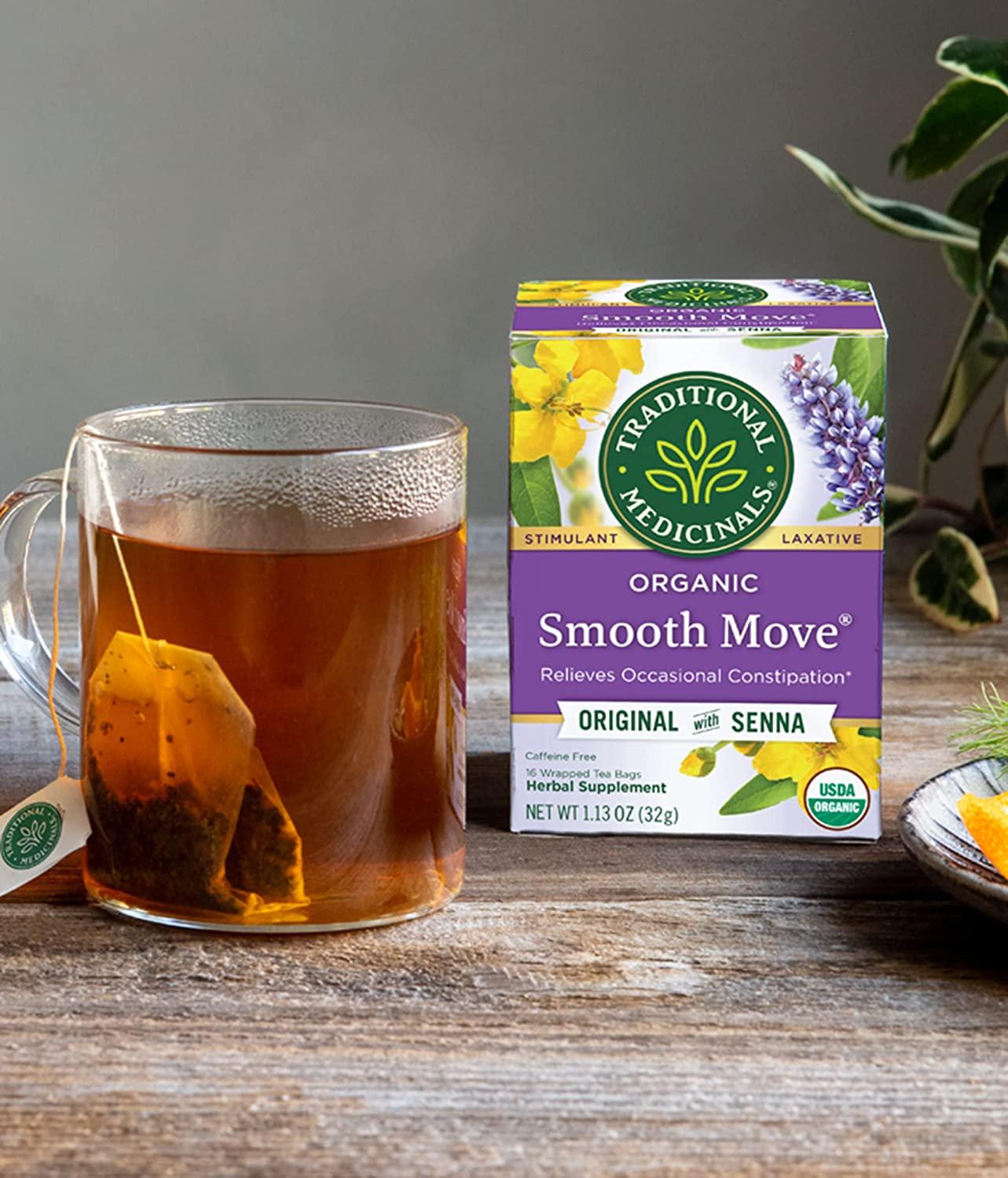 Traditional Medicinals Laxative Teas Organic Smooth Move Senna