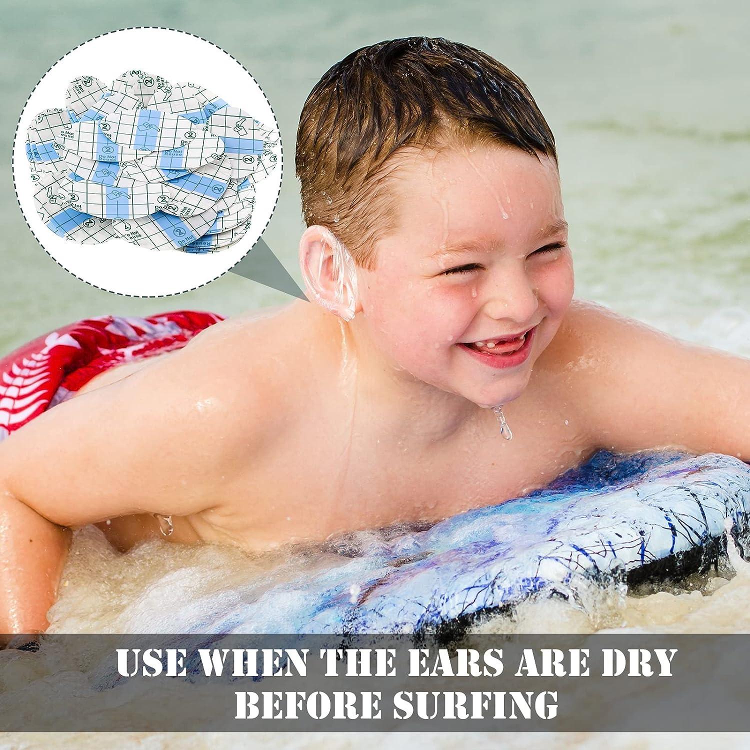 Baby Waterproof Ear Stickers, Baby Waterproof Ear Protector, Newborn Ear  Protection for Swimming Showering Surfing Snorkeling and Other Water Sports