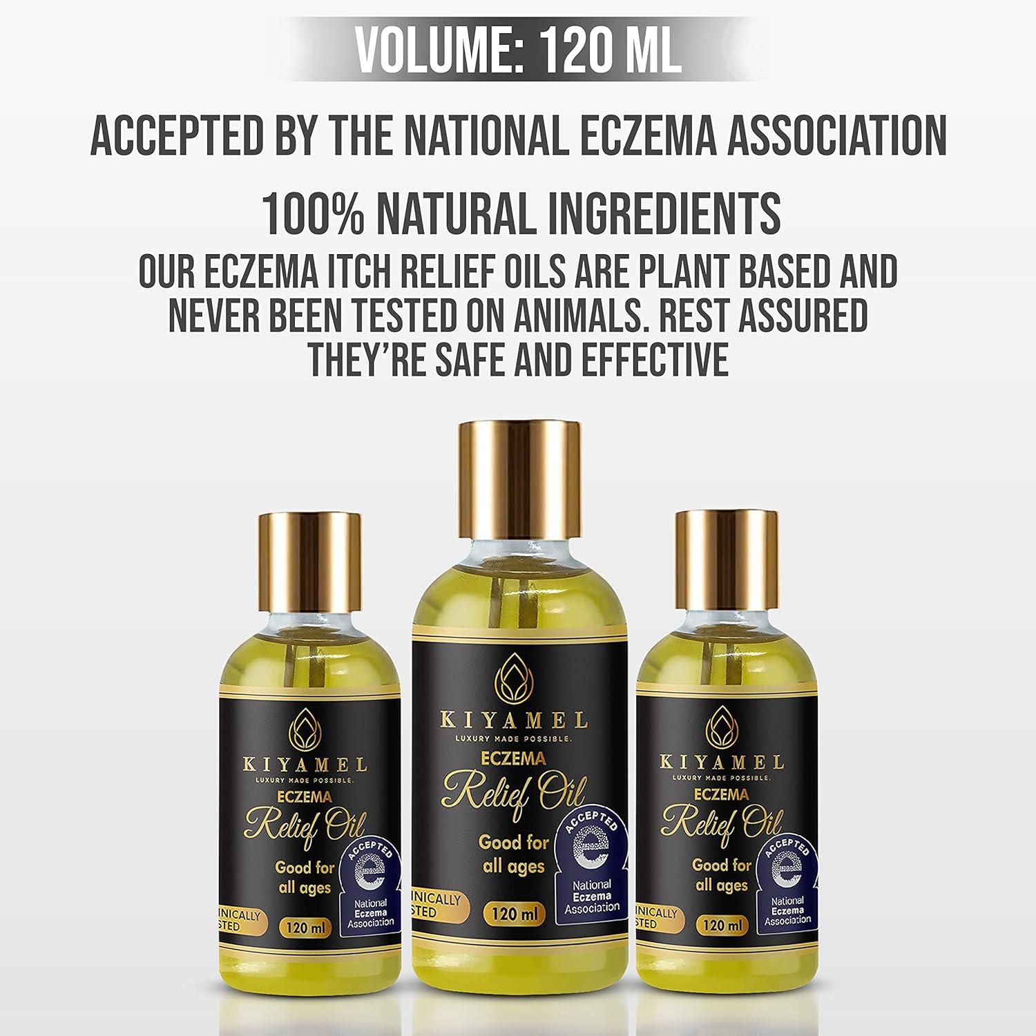 KIYAMEL Moisturizing Eczema Relief Essential Oil with Hemp Seed for Dry