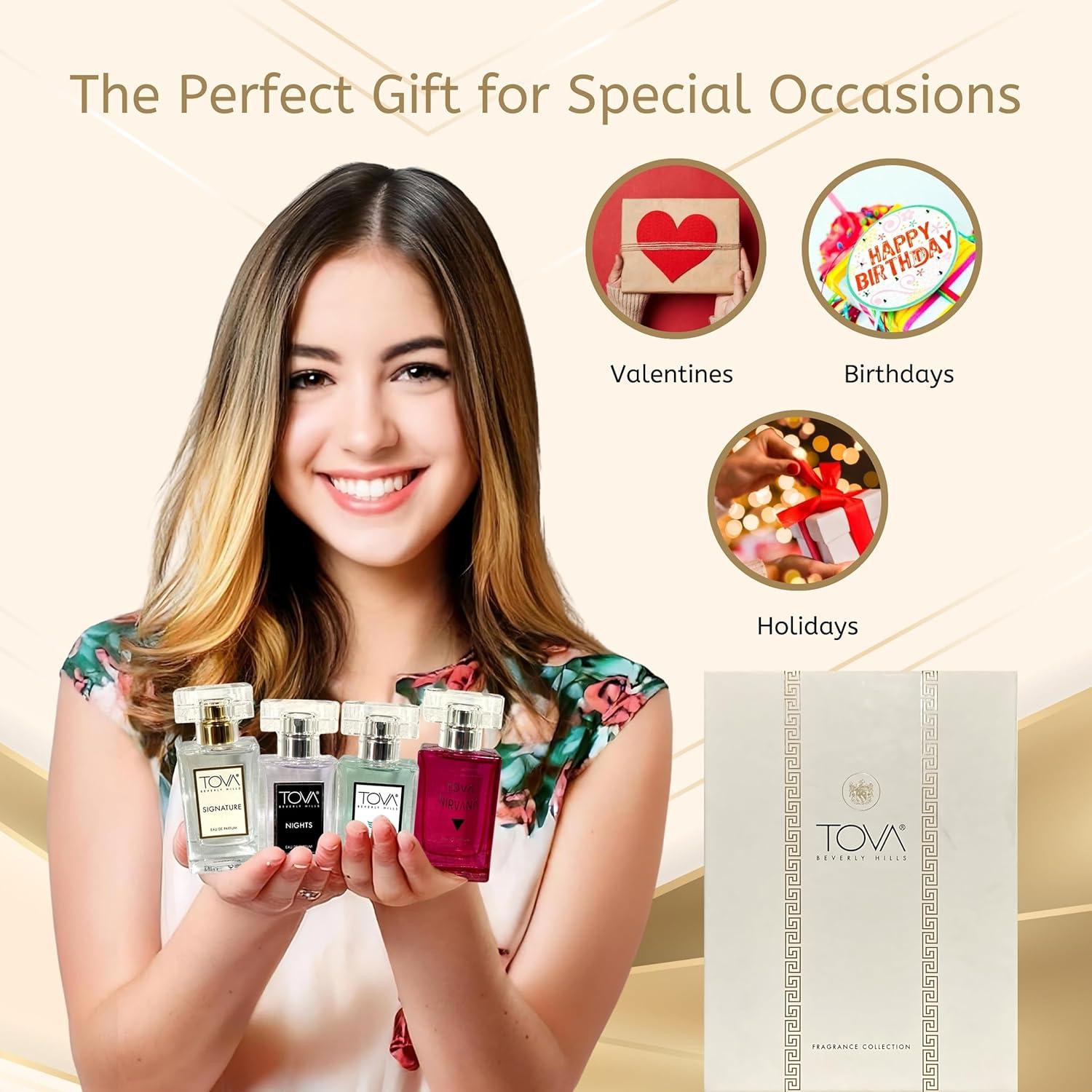 Tova Signature Perfume Fragrance Collection - 4 Piece Perfume Gift