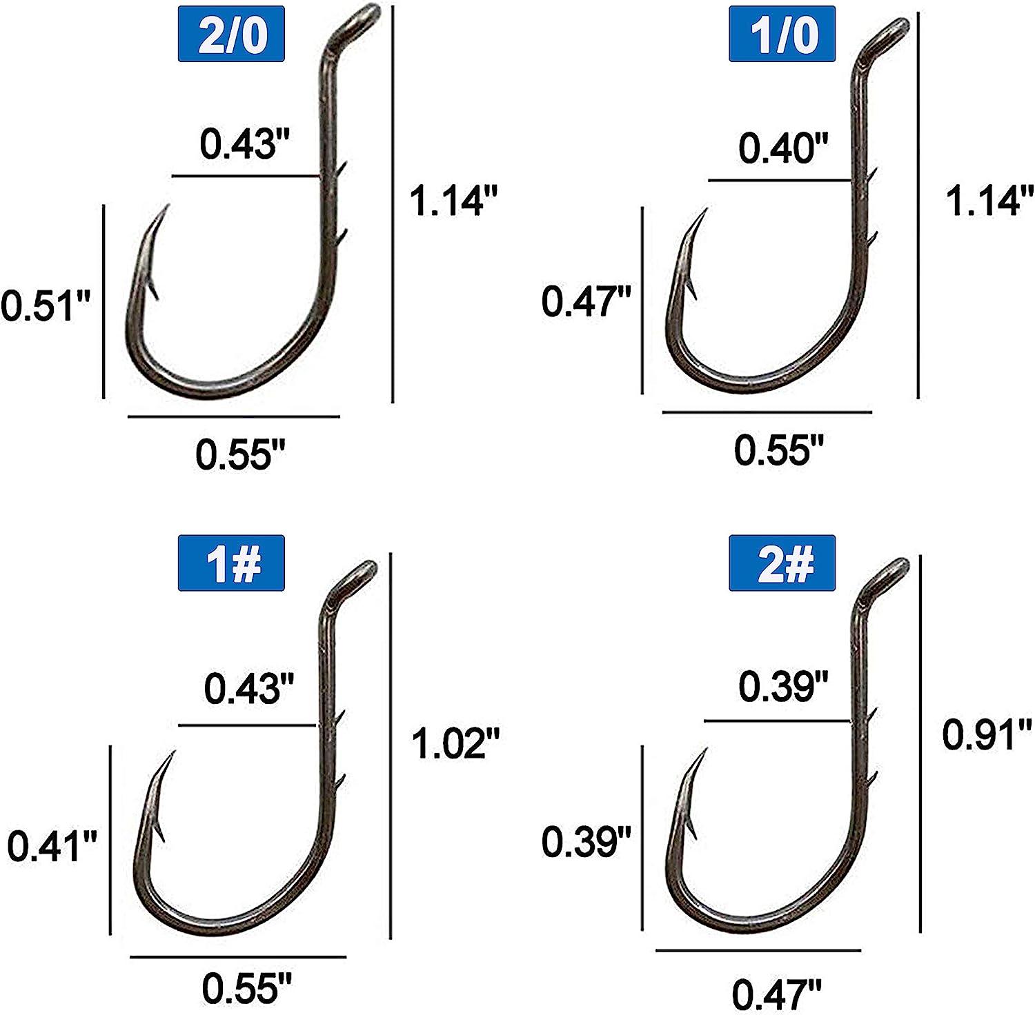 120pcs Octopus Fishing Hooks | Barbed Baitholder Hooks | High Carbon Steel | Circle Jig Fish Hooks | Freshwater Saltwater | Sizes 8-6/0 | Buy Now with Express International Delivery | GoSupps.com 120pcs Octopus Fishing Hooks | Barbed Baitholder Hooks | High Carbon Steel | Circle Jig Fish Hooks | Freshwater Saltwater | Sizes 8-6/0 | Buy Now with Express International Delivery | GoSupps.com