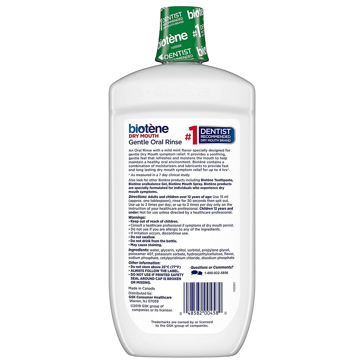 Biotene Dental Products Dry Mouth Moisturizing Spray Gentle Mint 1.5 fl