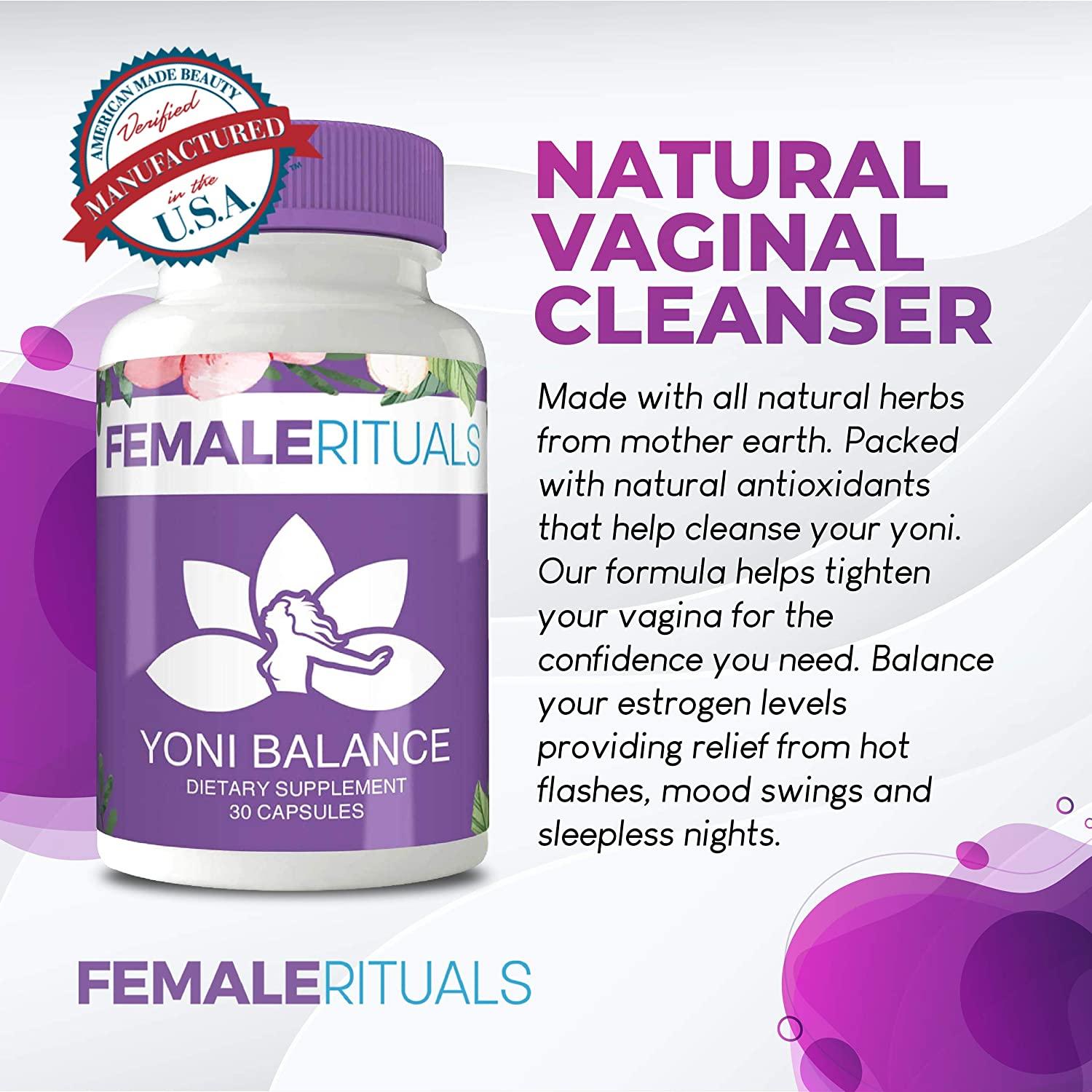 Female Rituals Yoni Balance Vaginal Tightening Pills with Kacip Fatimah