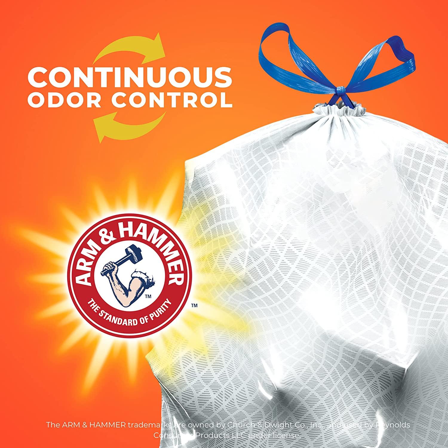 Hefty Ultra Strong Tall Kitchen Trash Bags, Citrus Twist Scent, 13