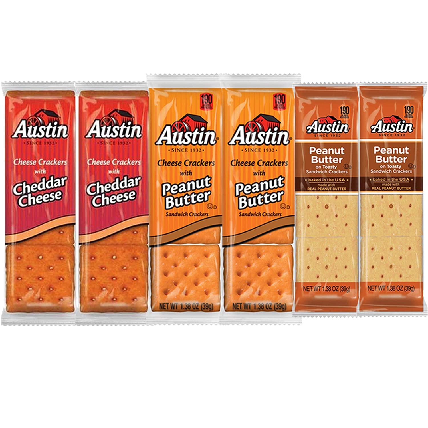 40Count Assorted Crackers Variety Pack Individually Wrapped Snacks