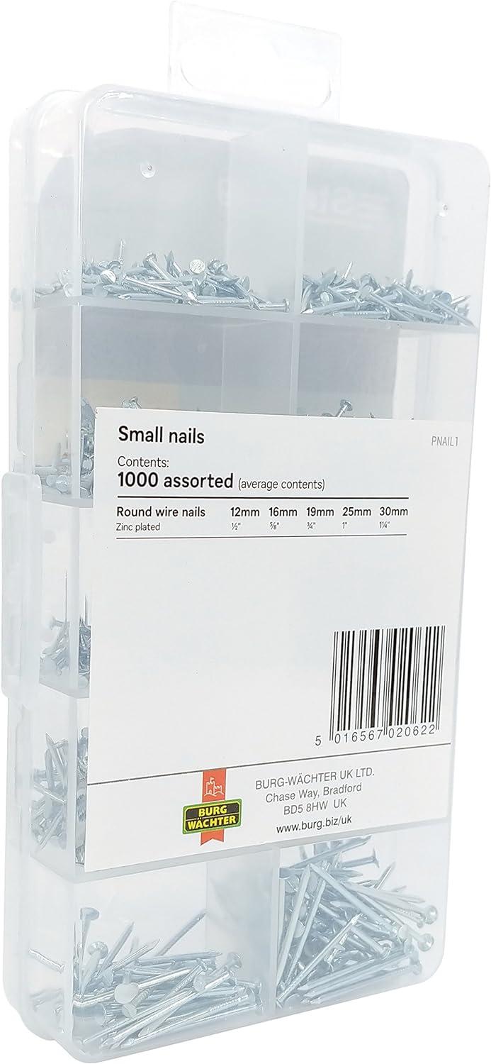 Sterling PNAIL1 - Chiodi piccoli, trasparenti, 1000 pezzi