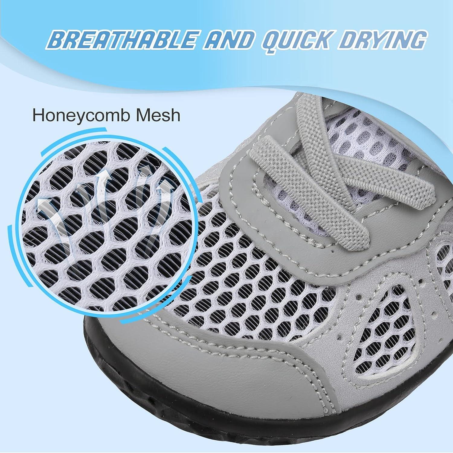 LRUN Toddler Sneakers Boys Girls Barefoot Summer Walking Shoes Toddler