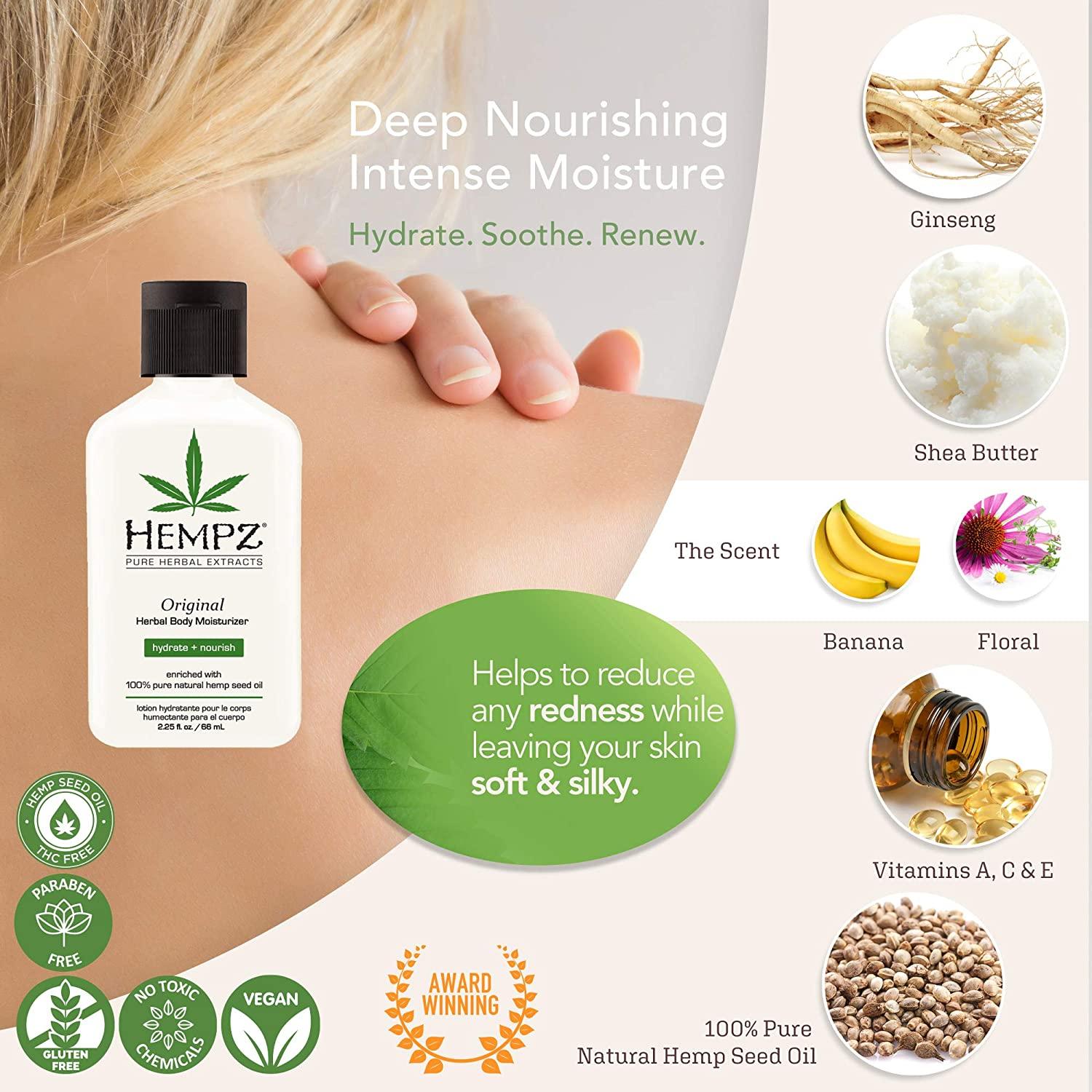 Shop Hempz Original 3-Pack Moisturizers: Sweet Pineapple & Honey