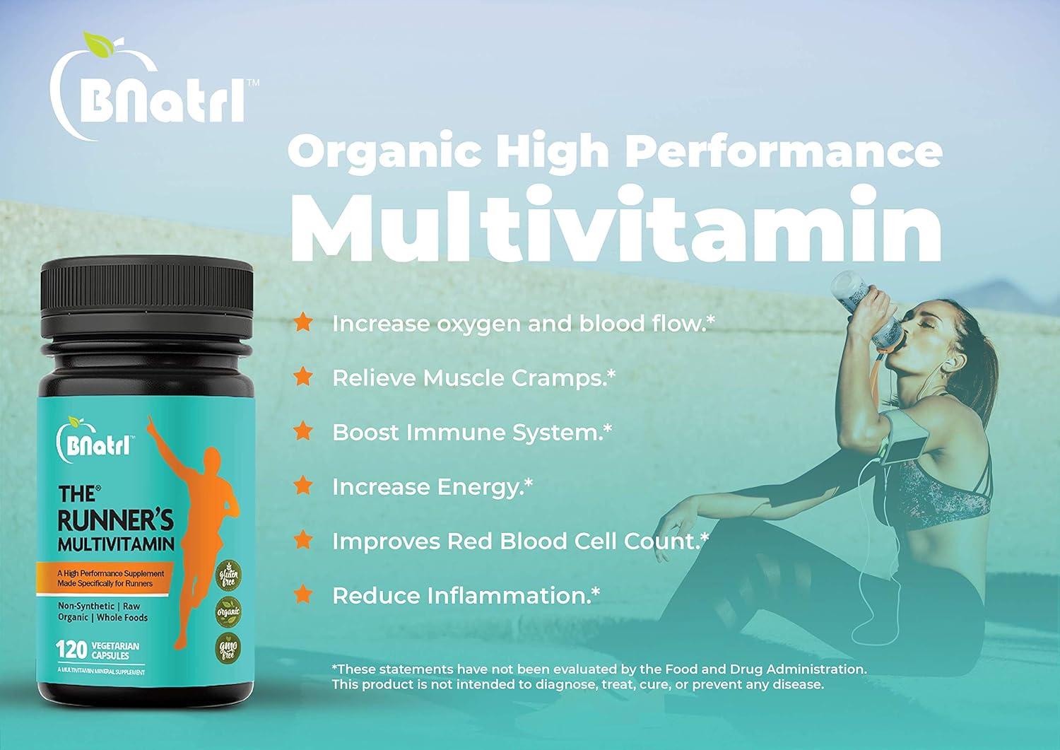 The Runner's Multivitaminan Organic High Performance Multivitamin Made