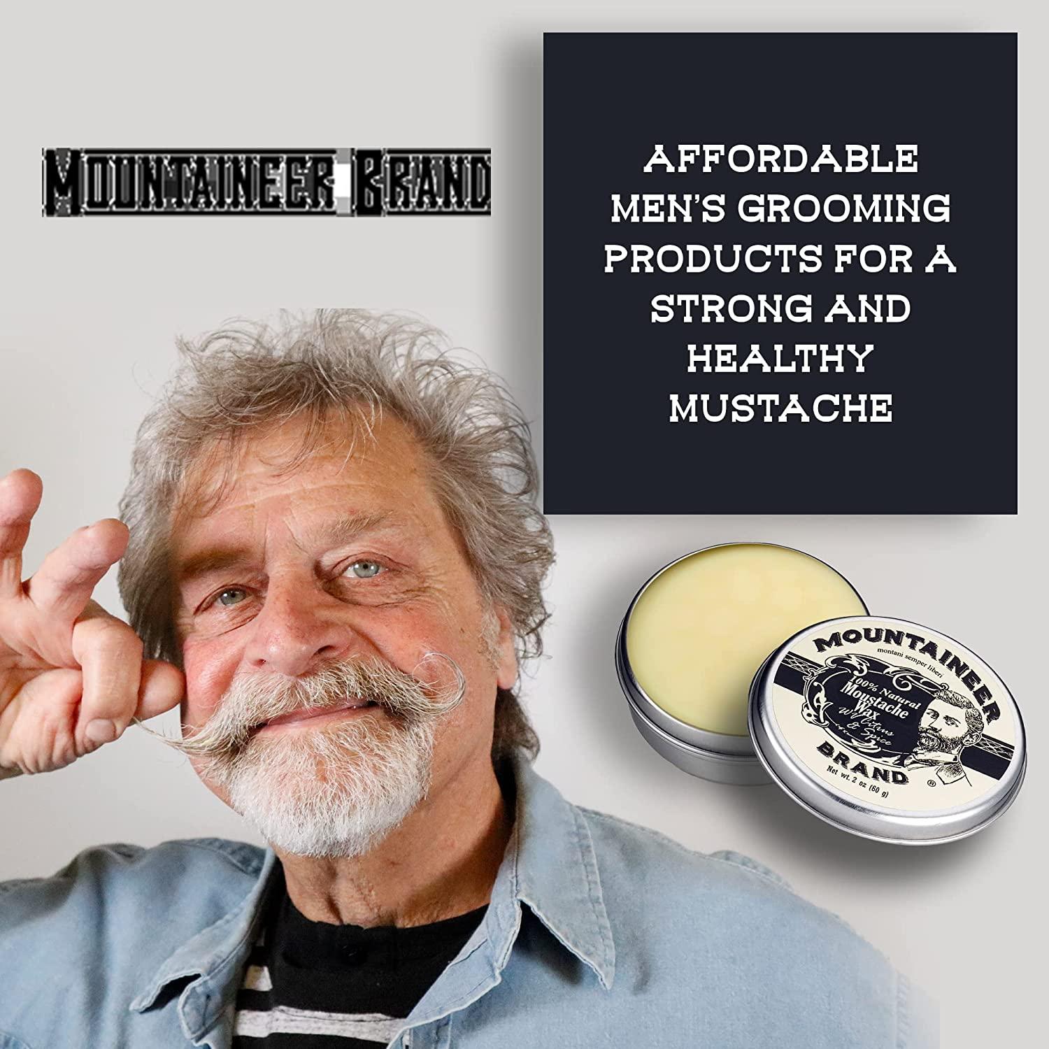Mountaineer Brand Mustache Wax 2oz 100 Natural Beeswax & Plant Based