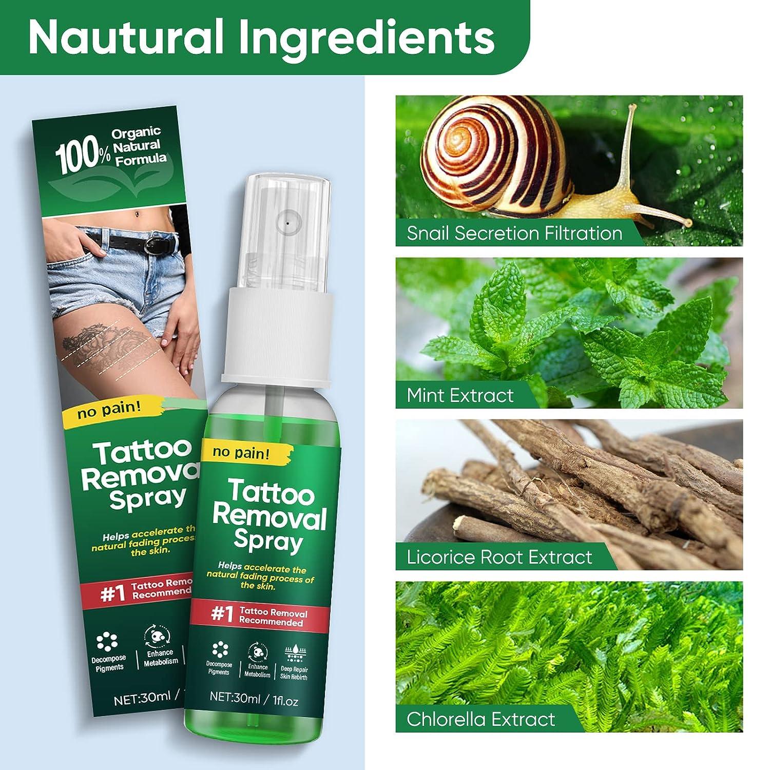 Tattoo RemovalTattoo Fade Removal Spray, Accelerate Tattoo Naturally