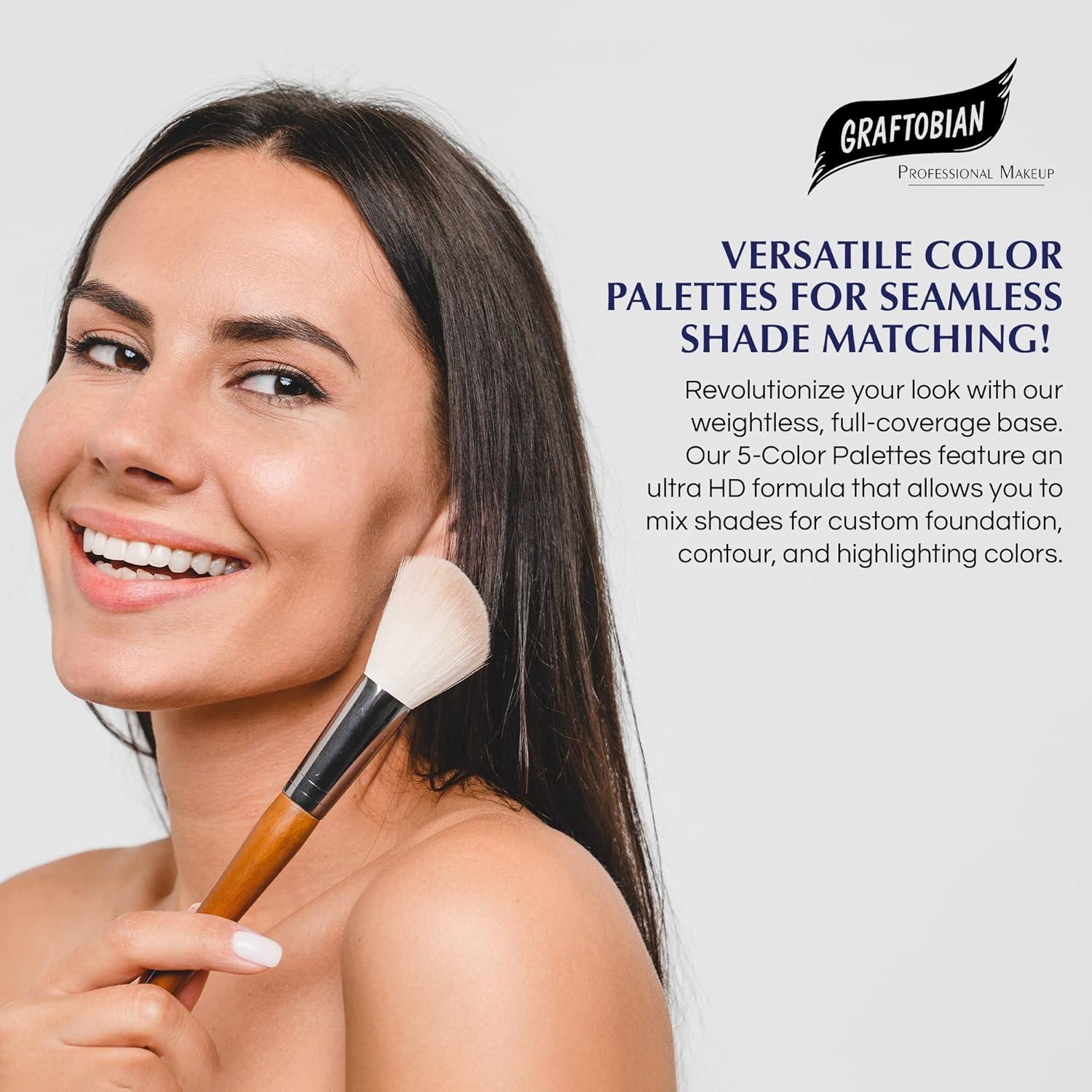 Graftobian HD Glamour Creme Foundation Palette Cool 1 Professional