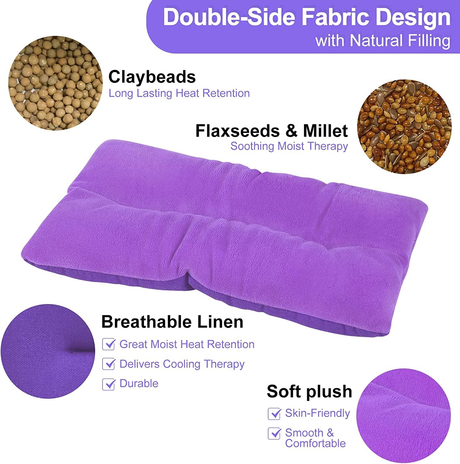 Atsuwell Microwave Heating Pad for Pain Relief, 6 x 11" Heating Pad