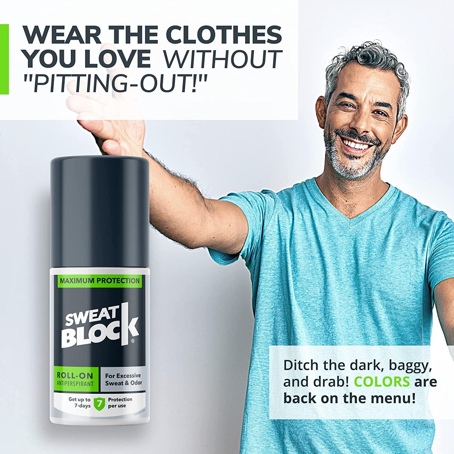 SweatBlock Antiperspirant Rollon with DRIBOOST [PM] Hyperhidrosis