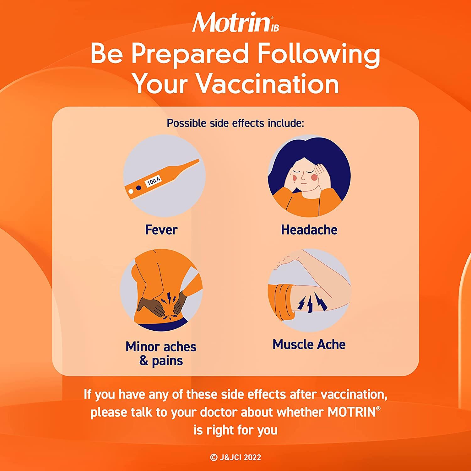 Motrin IB, Ibuprofen 200mg Tablets for Fever, Muscle Aches, Headache & Backache, 225 Ct