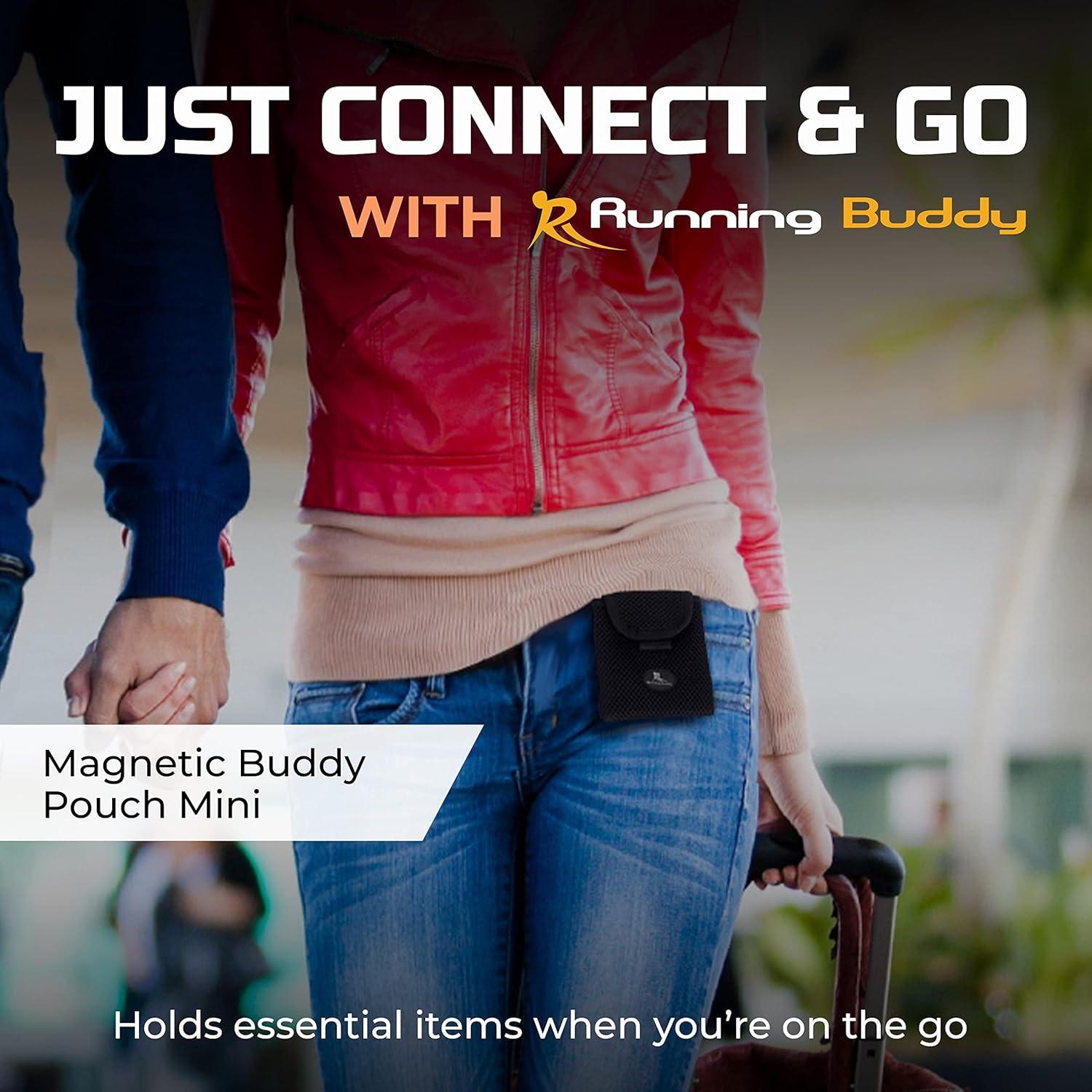 Running Buddy Magnetic Buddy Pouch Mini Beltless No Bounce Pouch