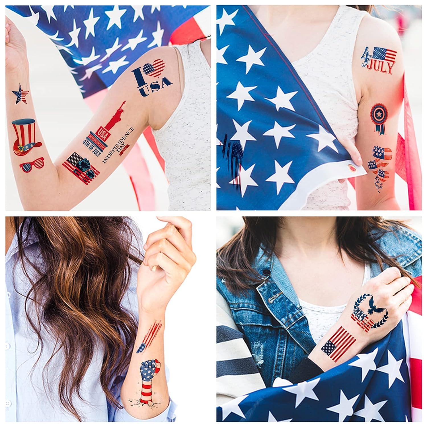 4th of July Tattoo Ideas That Pop