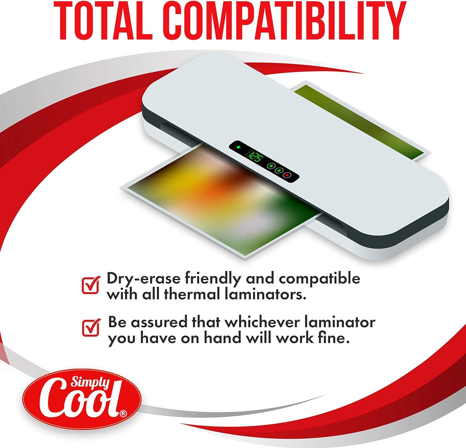 5MIL Thermal Laminating Pouches Variety Pack 150 Count Letter, Photo, Card, ID Badge