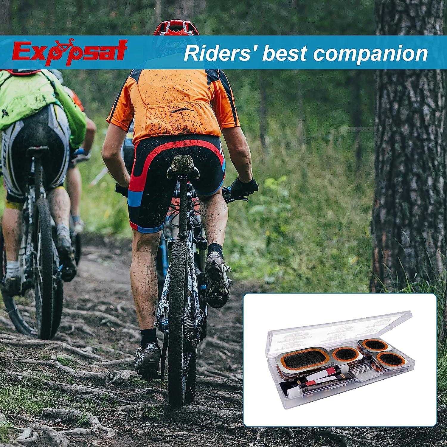 Mountain Bike Road Cycling Tire No Glue Rubber Patch Kit Bicycle