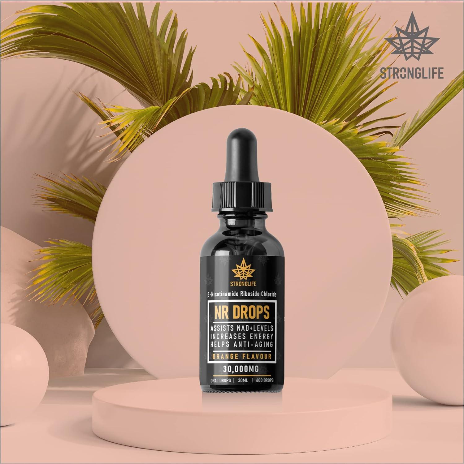 STRONGLIFE NR Liquid Drops - 30ml | Nicotinamide Riboside Supplement ...