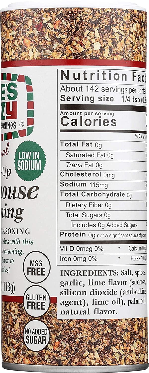 Jane's Krazy Seasonings MixedUp Steakhouse Seasoning 4 oz Pack for