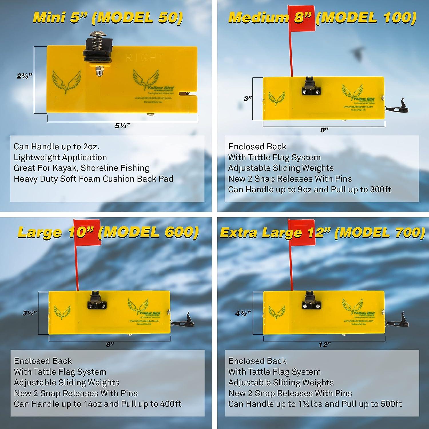Yellow Bird Planer Board for Fishing - Available in 4 Sizes 08