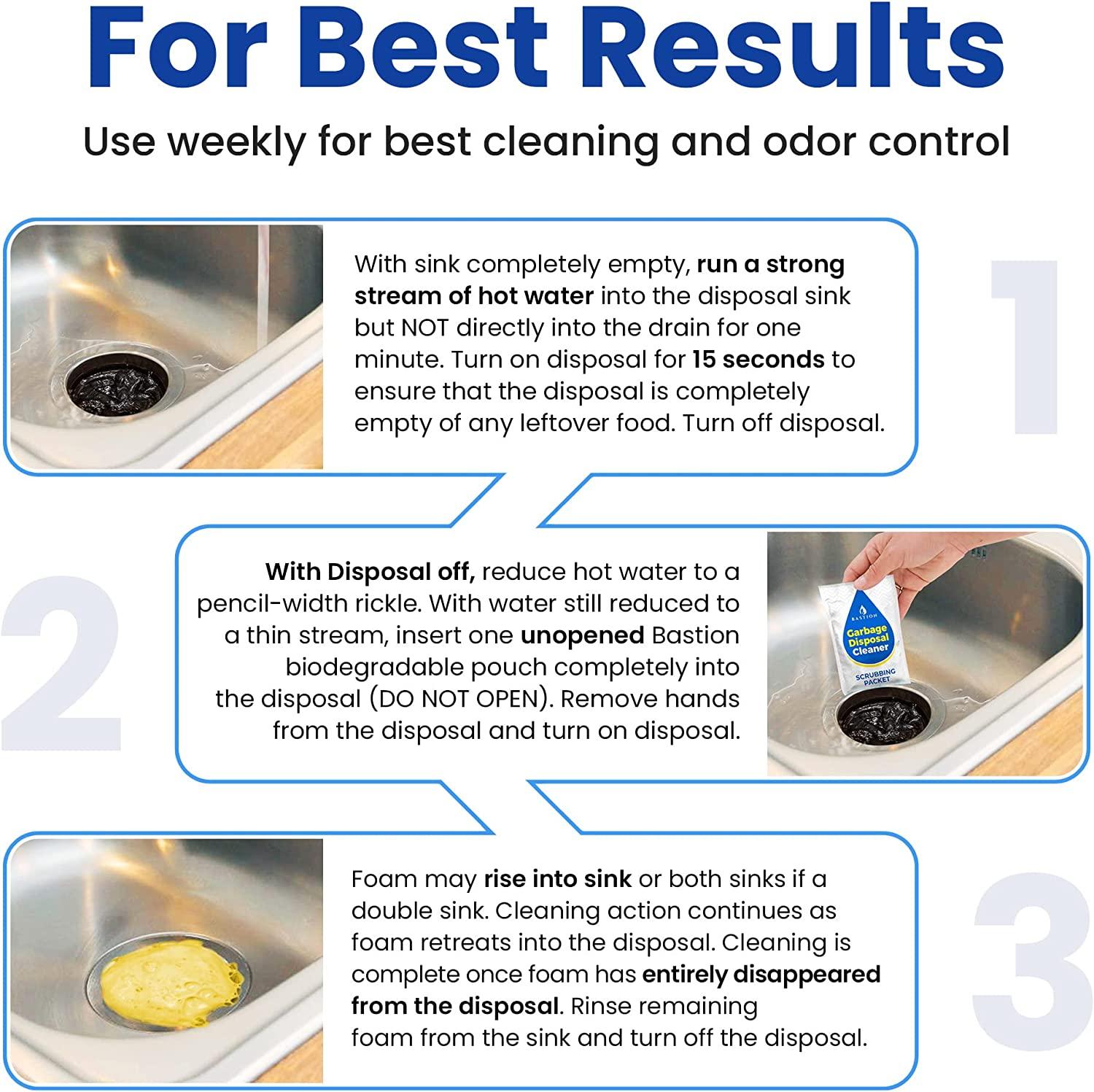 Garbage Disposal Cleaner and Deodorizer 24Count (6Month Supply