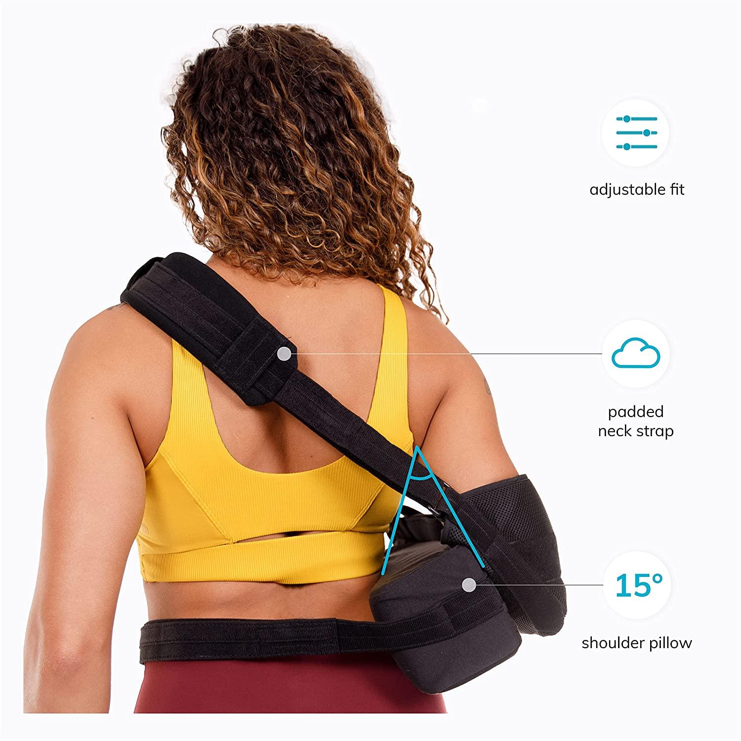 BraceAbility Abduction Shoulder Sling Rotator Cuff Immobilizer Brace