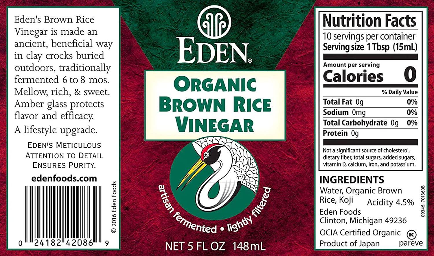 Eden Foods Organic Brown Rice Vinegar 5 fl oz