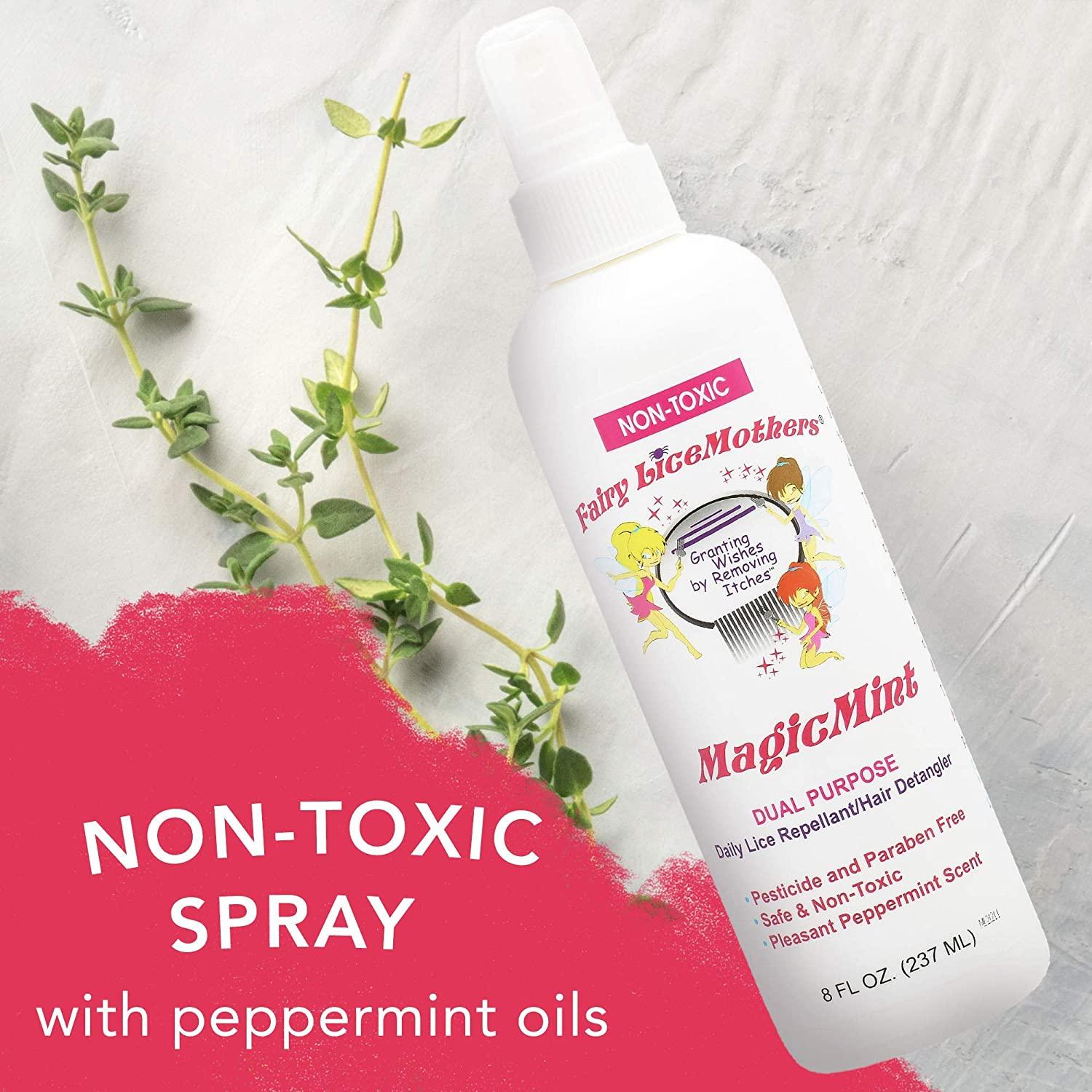 Fairy LiceMothers MagicMint Lice Repellent for Head Lice Treatment (8
