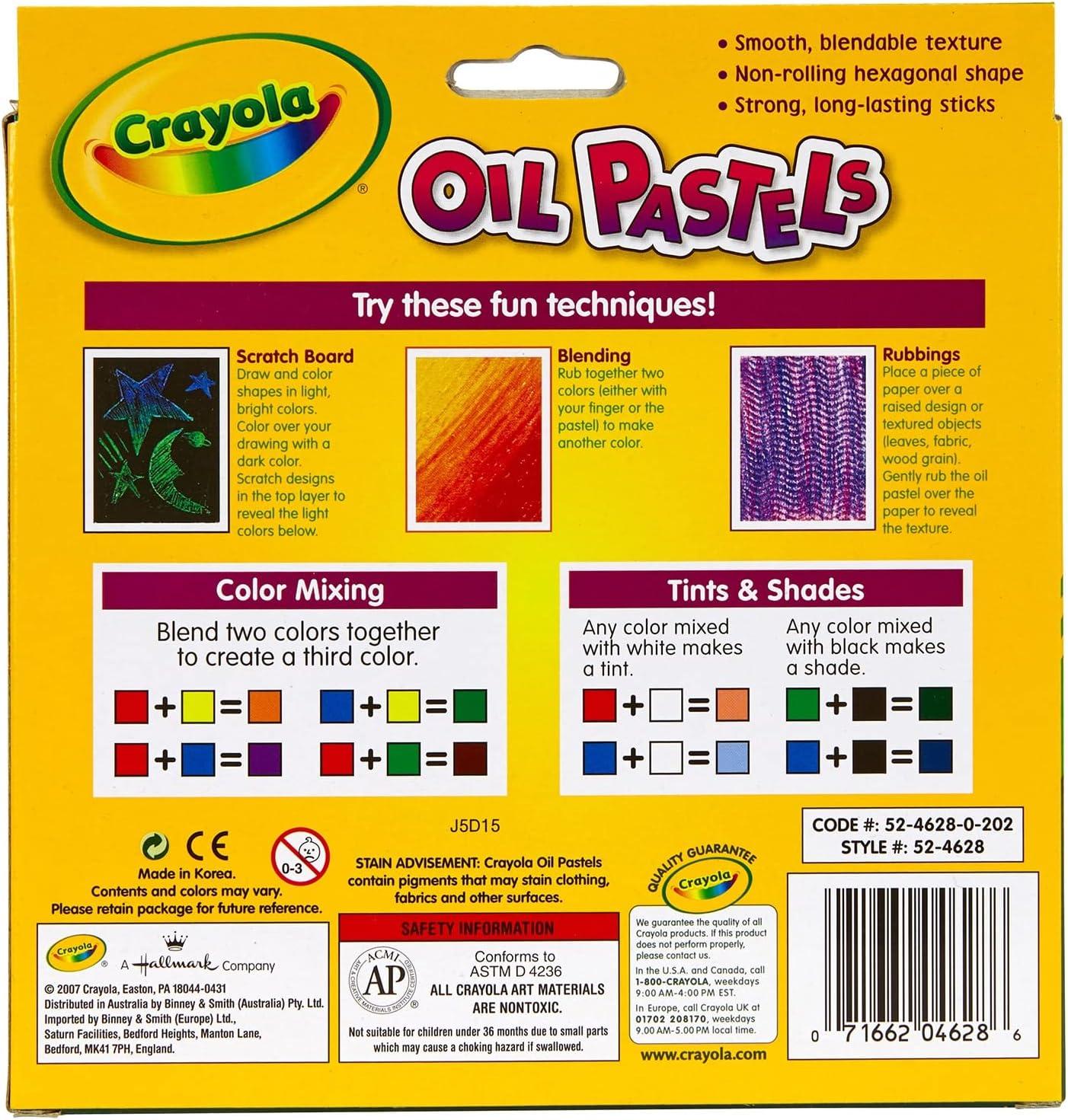 Crayola Oil Pastels School Supplies Kids Indoor Activities At Home
