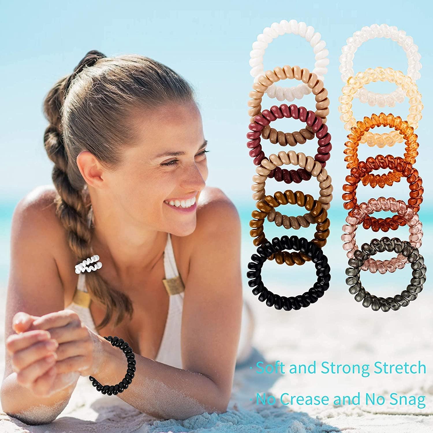 spiral bracelet hair ties