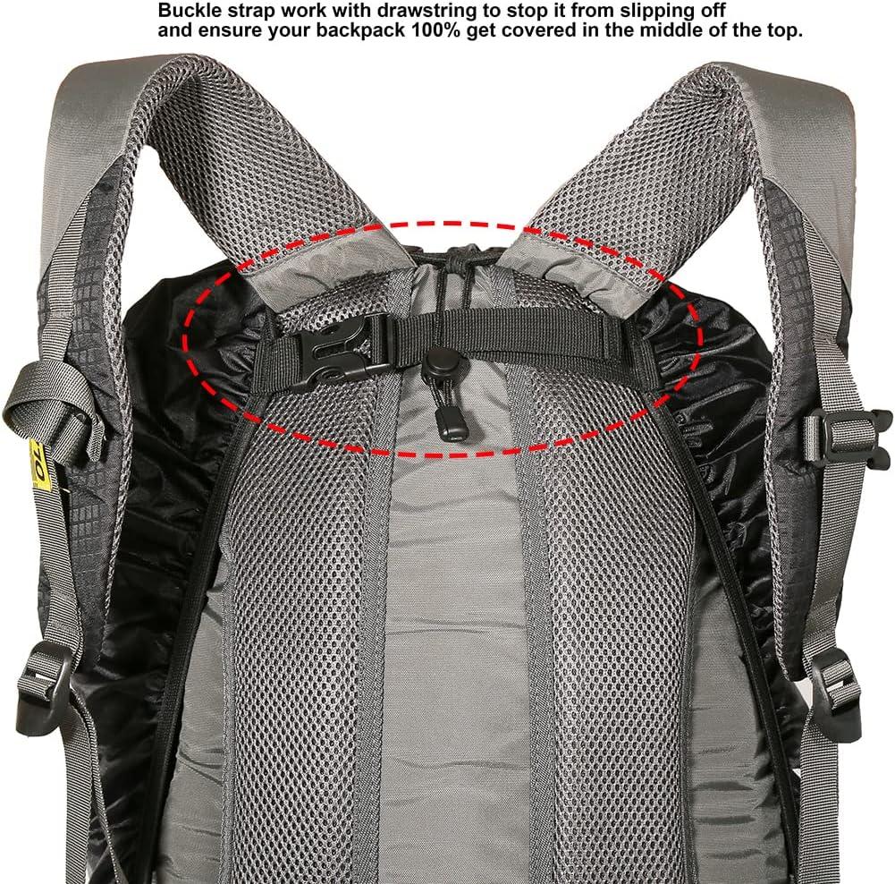 Evotopf Waterproof Backpack Rain Cover 45-60L Army Green - Reflective Strip, Drain Hole, Tear-Resistant - Ideal for Camping, Hiking, Traveling, Biking | Buy Now with Express International Delivery | GoSupps.com Evotopf Waterproof Backpack Rain Cover 45-60L Army Green - Reflective Strip, Drain Hole, Tear-Resistant - Ideal for Camping, Hiking, Traveling, Biking | Buy Now with Express International Delivery | GoSupps.com