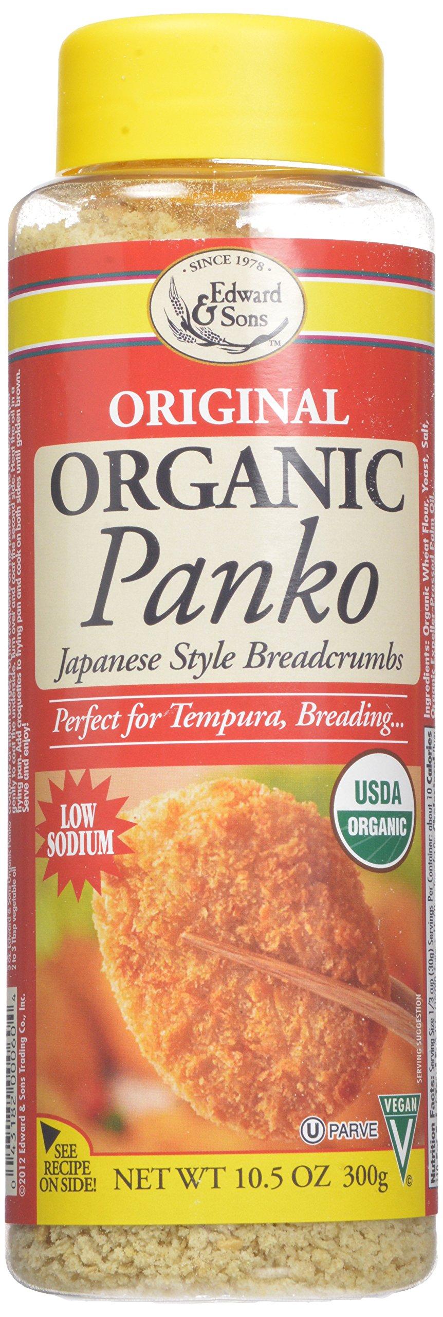 Edward & Sons Organic Panko, Japanese Style Breadcrumbs, 10.5 Ounce