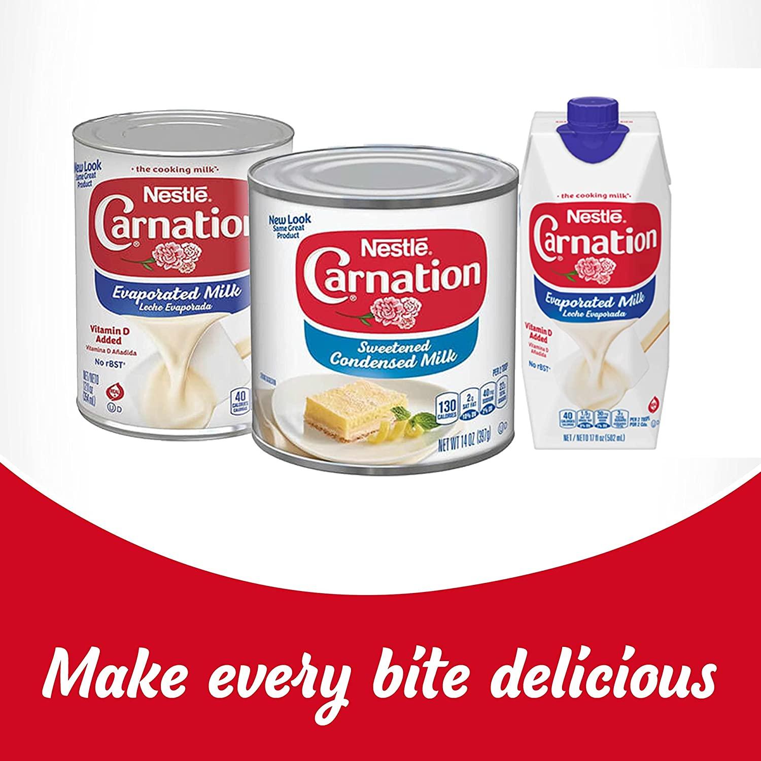 Carnation Sweetened Condensed Milk 14 oz Unflavored 14 Ounce (Pack of 1)